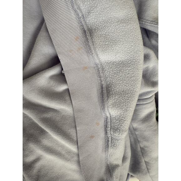 SKIMS Boyfriend Fleece Hoodie Sweatshirt 3X Oversized Cozy Zen Blue Cozy Lounge - Picture 7 of 7